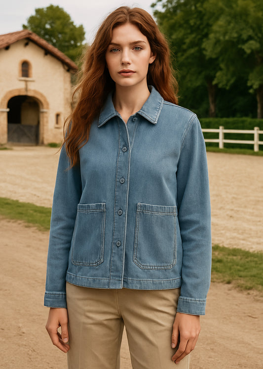 Cavalier Denim Button Jacket